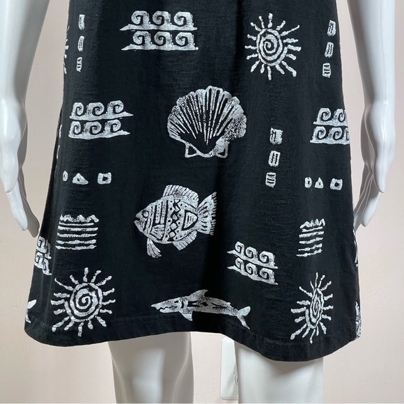 Seaside Vintage Black Dress - Picture 6 of 11